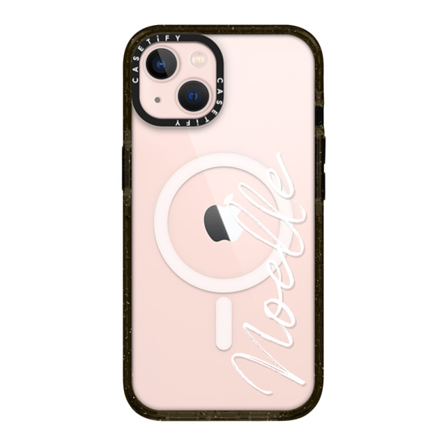 CASETiFY iPhone 13 ケース ブラック インパクトケース MagSafe対応 Customization - (Noelle)