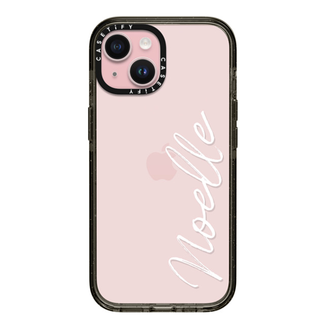 CASETiFY iPhone 15 ケース ブラック インパクトケース Customization - (Noelle)