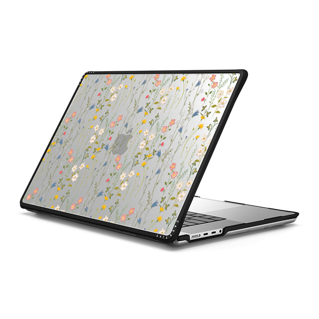 Artiisan x CASETiFY MacBook Pro 16-inch (2021 / 2023) ブラック インパクト ケース Dreamy Floral Pattern