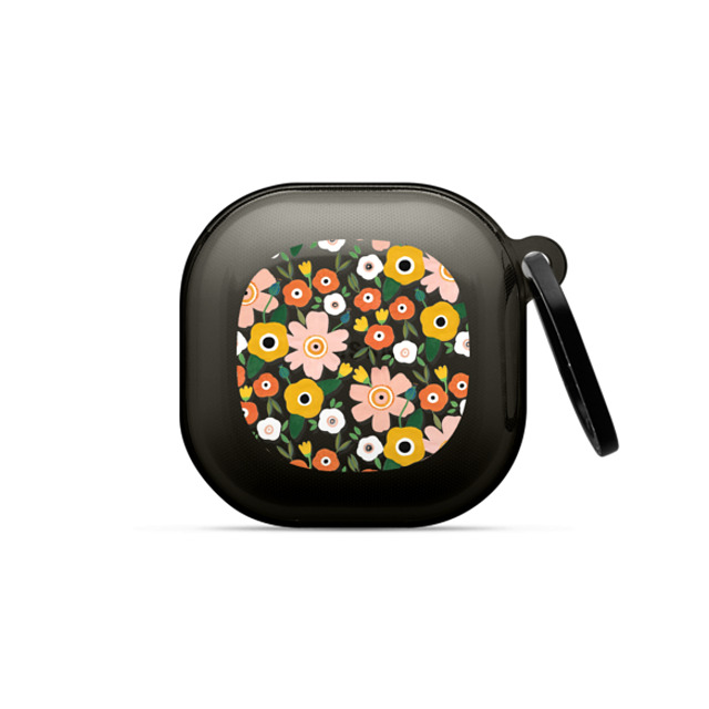 Artiisan x CASETiFY Galaxy Buds2 ブラック インパクトケース Flower Case by Iisa Mönttinen