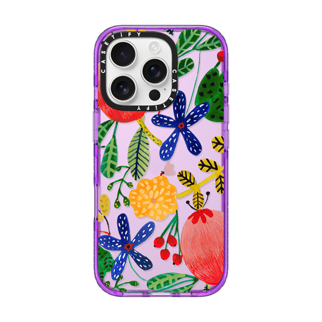 Artiisan x CASETiFY iPhone 16 Pro Case パープル Impact Case Bright Colors Artiisan x CASETiFY iPhone 16 Pro Case パープル Impact Case Bright Colors