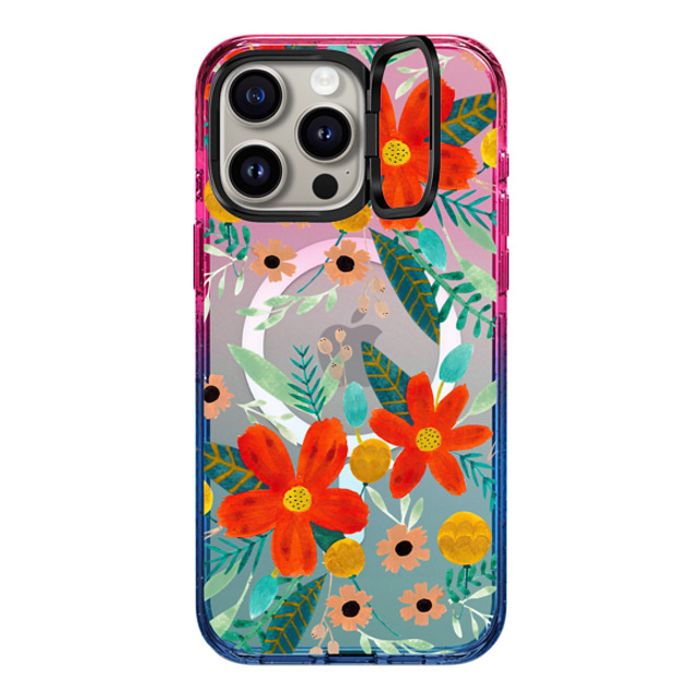 Artiisan x CASETiFY iPhone 15 Pro Max ケース Floral Cotton Candy インパクトリングスタンドケース MagSafe対応 Red Flowers Back to School Artiisan x CASETiFY iPhone 15 Pro Max ケース Floral Cotton Candy インパクトリングスタンドケース MagSafe対応 Red Flowers Back to School