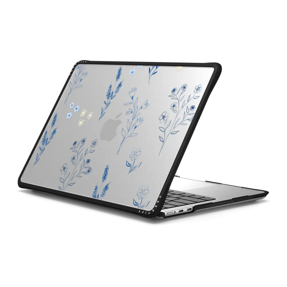 Impact MacBook Air 13" (2022 / 2024) Case - Small Blue Flowers