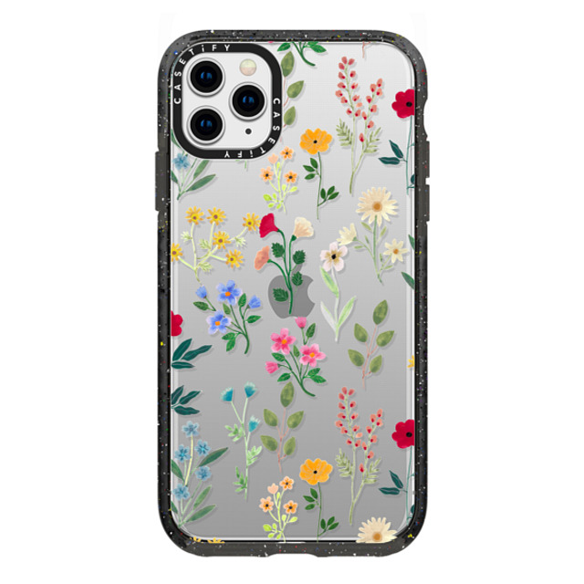 Artiisan x CASETiFY iPhone 11 Pro Max ケース ブラック インパクトケース Spring Botanicals 2