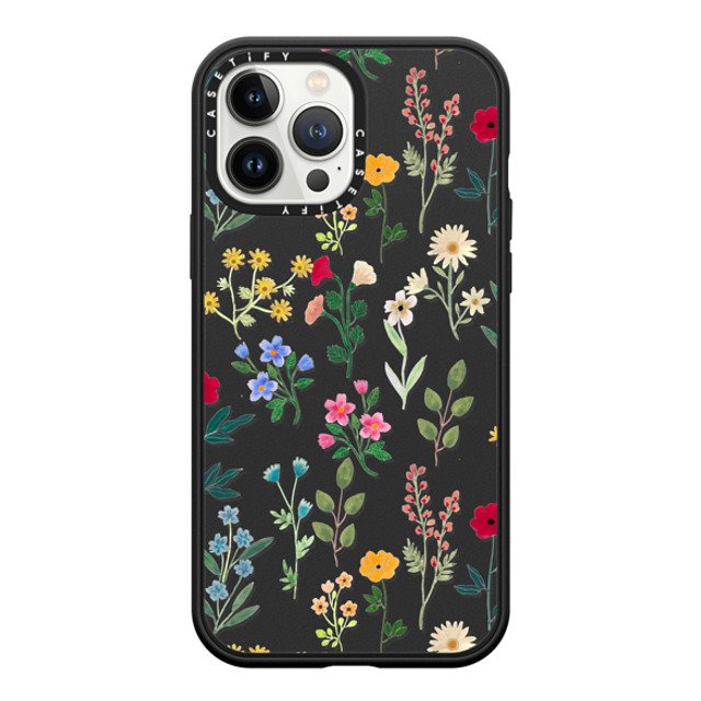 Artiisan x CASETiFY iPhone 13 Pro Max Case Floral Matte Black Impact Case MagSafe Compatible Spring Botanicals 2 Mother's Day Artiisan x CASETiFY iPhone 13 Pro Max Case Floral Matte Black Impact Case MagSafe Compatible Spring Botanicals 2 Mother's Day