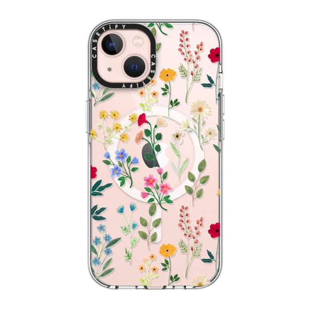 Artiisan x CASETiFY iPhone 13 ケース クリア クリア ケース MagSafe対応 Spring Botanicals 2