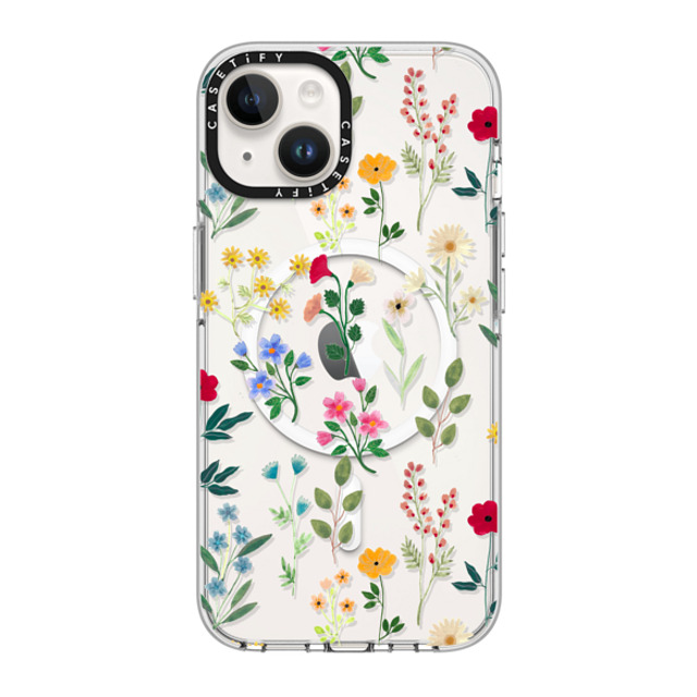 Artiisan x CASETiFY iPhone 14 Case Clear Clear Case MagSafe Compatible Spring Botanicals 2 Artiisan x CASETiFY iPhone 14 Case Clear Clear Case MagSafe Compatible Spring Botanicals 2