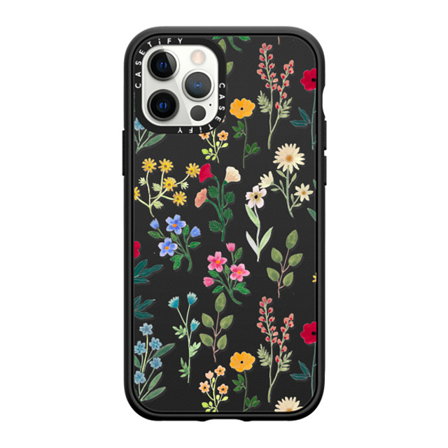 Artiisan x CASETiFY iPhone 12 Pro Case Floral マットブラック インパクトケース Spring Botanicals 2 Mother's Day Artiisan x CASETiFY iPhone 12 Pro Case Floral マットブラック インパクトケース Spring Botanicals 2 Mother's Day