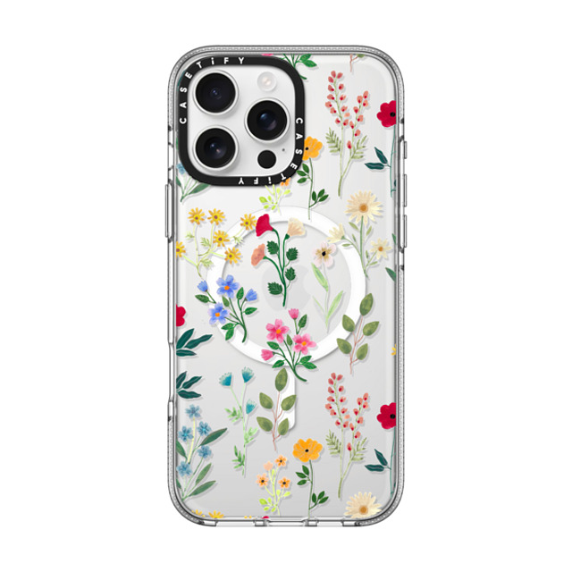 Artiisan x CASETiFY iPhone 16 Pro Max ケース クリア クリア ケース MagSafe対応 Spring Botanicals 2