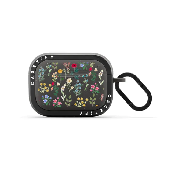 Impact iPhone 16 Pro Case MagSafe Compatible - Blue Flowers