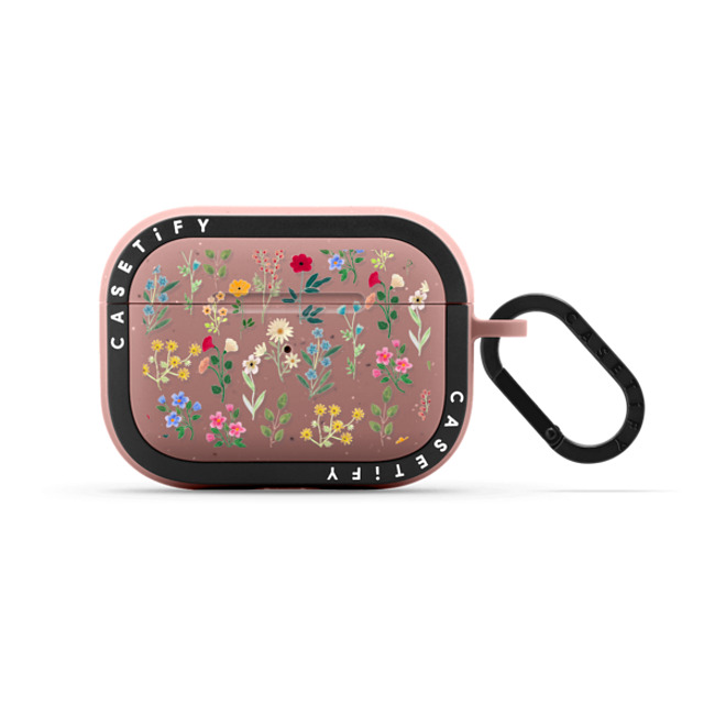 Artiisan x CASETiFY AirPods Pro 2 Matte Dusty Rose バウンス ケース Spring Botanicals