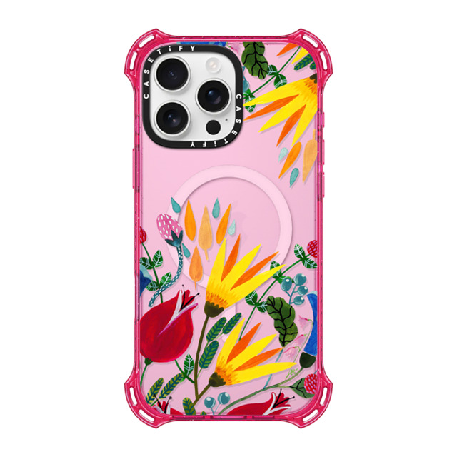 Artiisan x CASETiFY iPhone 16 Pro Max Case プリムローズ ピンク バウンスケース Bright Colored Flowers Artiisan x CASETiFY iPhone 16 Pro Max Case プリムローズ ピンク バウンスケース Bright Colored Flowers