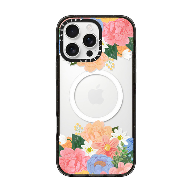Artiisan x CASETiFY iPhone 16 Pro Max ケース Floral ブラック インパクトケース MagSafe対応 Flower Bouquet Father's Day Artiisan x CASETiFY iPhone 16 Pro Max ケース Floral ブラック インパクトケース MagSafe対応 Flower Bouquet Father's Day