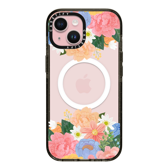 Artiisan x CASETiFY iPhone 15 ケース Floral ブラック インパクトケース MagSafe対応 Flower Bouquet Father's Day Artiisan x CASETiFY iPhone 15 ケース Floral ブラック インパクトケース MagSafe対応 Flower Bouquet Father's Day