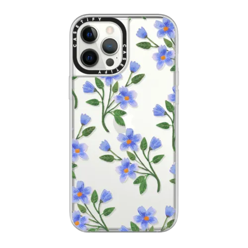 iPhone 12 Pro Max - Blue Flowers