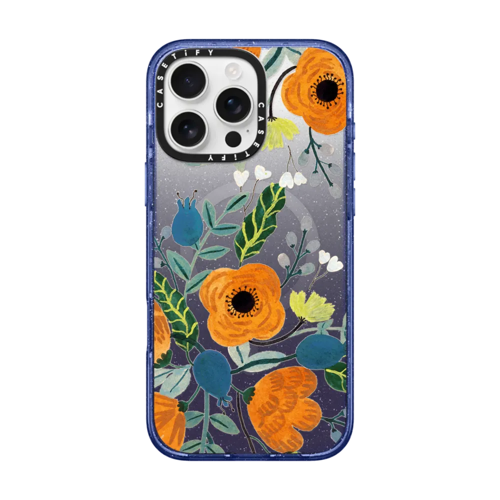 Impact iPhone 16 Pro Max Case MagSafe Compatible - Floral Design