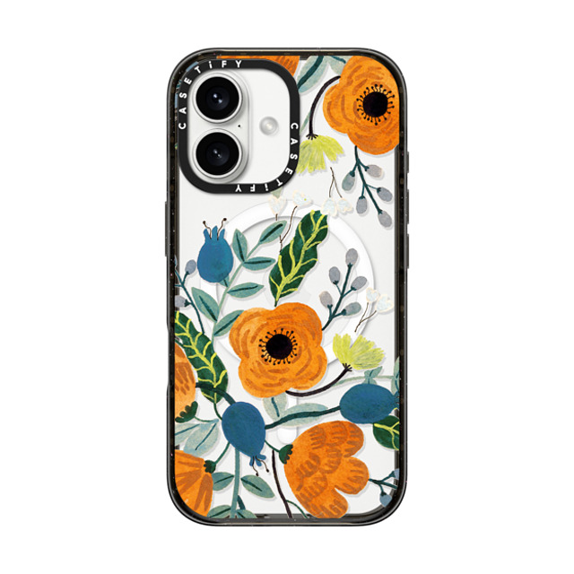 Artiisan x CASETiFY iPhone 16 ケース Floral ブラック インパクトケース MagSafe対応 Floral Design Father's Day Artiisan x CASETiFY iPhone 16 ケース Floral ブラック インパクトケース MagSafe対応 Floral Design Father's Day