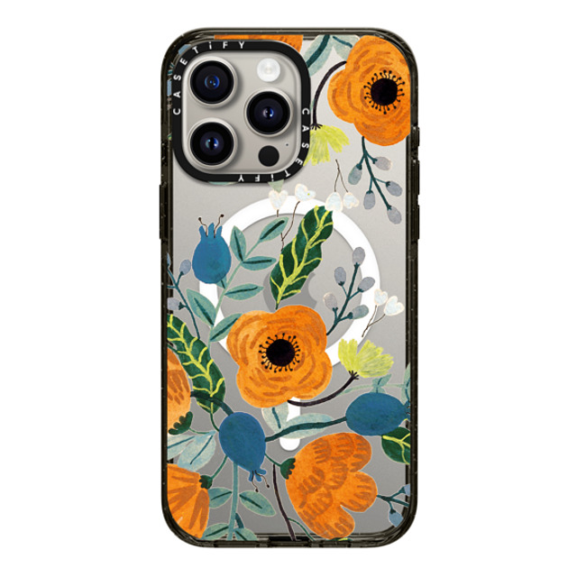 Artiisan x CASETiFY iPhone 15 Pro Max ケース Floral ブラック インパクトケース MagSafe対応 Floral Design Father's Day Artiisan x CASETiFY iPhone 15 Pro Max ケース Floral ブラック インパクトケース MagSafe対応 Floral Design Father's Day