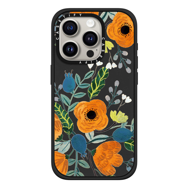 Artiisan x CASETiFY iPhone 15 Pro Case Floral マットブラック インパクトケース MagSafe対応 Floral Design Mother's Day Artiisan x CASETiFY iPhone 15 Pro Case Floral マットブラック インパクトケース MagSafe対応 Floral Design Mother's Day