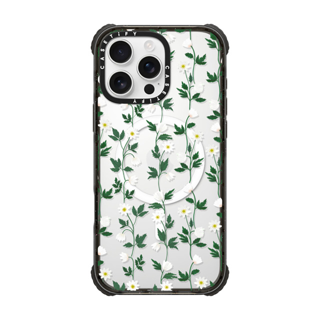 Artiisan x CASETiFY iPhone 16 Pro Max ケース Floral ブラック ウルトラ インパクトケース MagSafe 対応 Tiny Anemones Father's Day Artiisan x CASETiFY iPhone 16 Pro Max ケース Floral ブラック ウルトラ インパクトケース MagSafe 対応 Tiny Anemones Father's Day