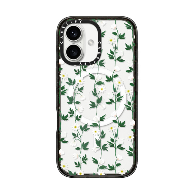 Artiisan x CASETiFY iPhone 16 Case Floral Black Impact Case MagSafe Compatible Tiny Anemones Mother's Day Artiisan x CASETiFY iPhone 16 Case Floral Black Impact Case MagSafe Compatible Tiny Anemones Mother's Day