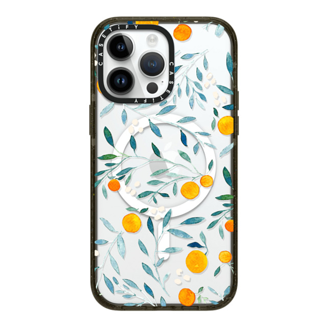 Artiisan x CASETiFY iPhone 14 Pro Max ケース ブラック インパクトケース MagSafe対応 Orange Mania