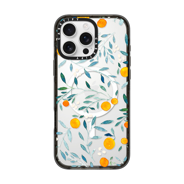 Artiisan x CASETiFY iPhone 16 Pro Max ケース ブラック インパクトケース MagSafe対応 Orange Mania