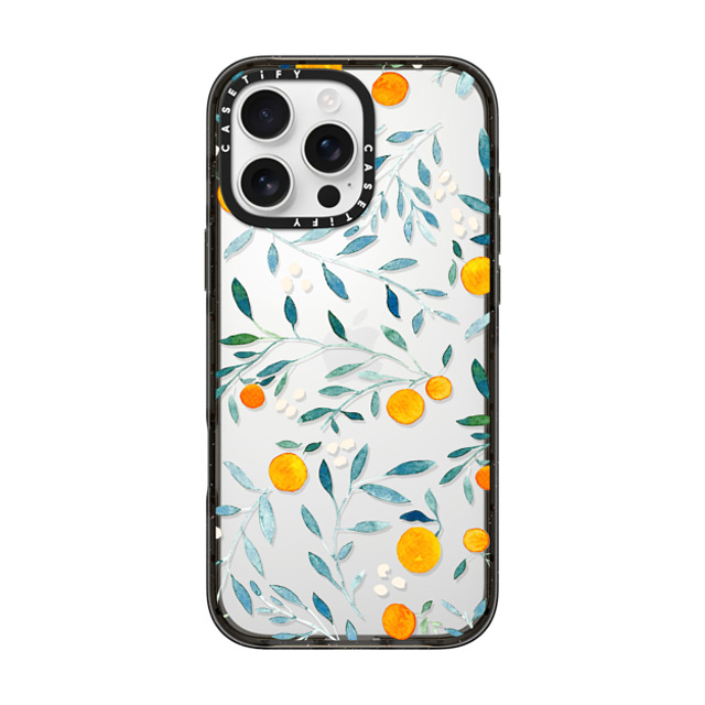 Artiisan x CASETiFY iPhone 16 Pro Max ケース ブラック インパクトケース Orange Mania