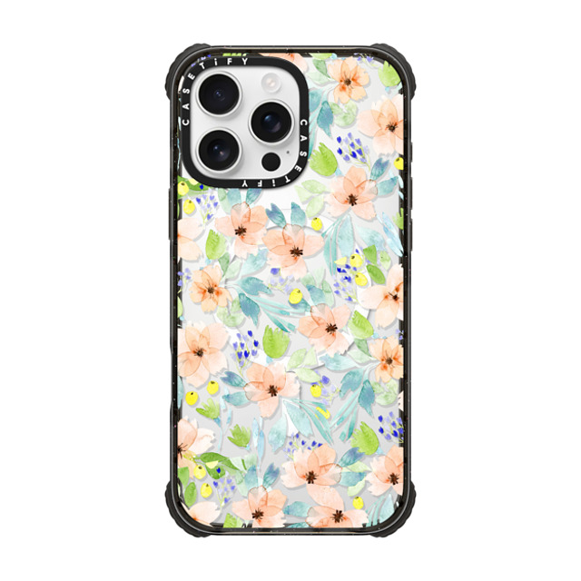 Artiisan x CASETiFY iPhone 16 Pro Max Case Floral Black ウルトラ インパクトケース MagSafe 対応 Watercolor Roses Father's Day Artiisan x CASETiFY iPhone 16 Pro Max Case Floral Black ウルトラ インパクトケース MagSafe 対応 Watercolor Roses Father's Day