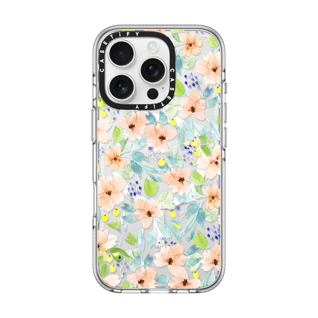 Artiisan x CASETiFY iPhone 16 Pro ケース Floral クリア クリア ケース MagSafe対応 Watercolor Roses Father's Day Artiisan x CASETiFY iPhone 16 Pro ケース Floral クリア クリア ケース MagSafe対応 Watercolor Roses Father's Day