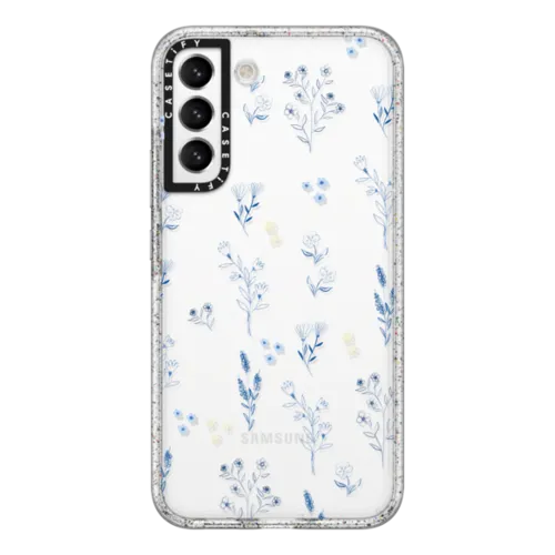 Galaxy S22+ - Small blue flowers