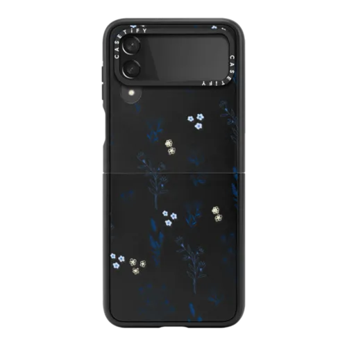 Galaxy Z Flip4 - Small blue flowers