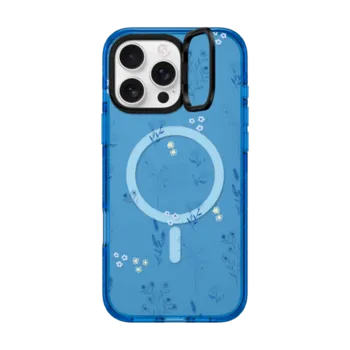 iPhone 16 Pro Max - Small blue flowers