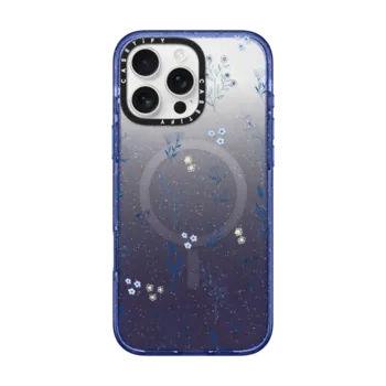 iPhone 16 Pro Max - Small blue flowers