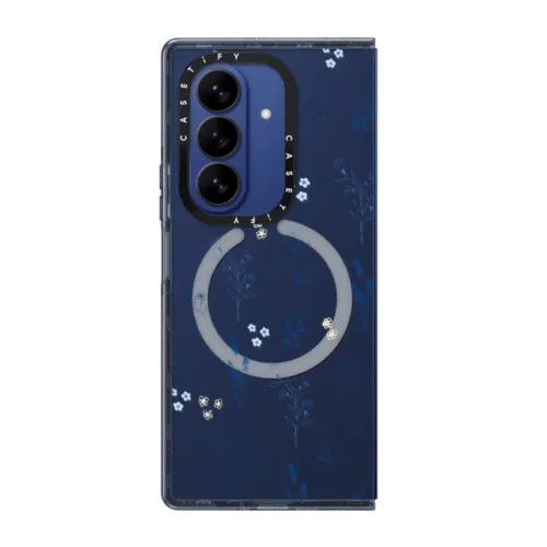 Galaxy Z Fold7 - Small blue flowers