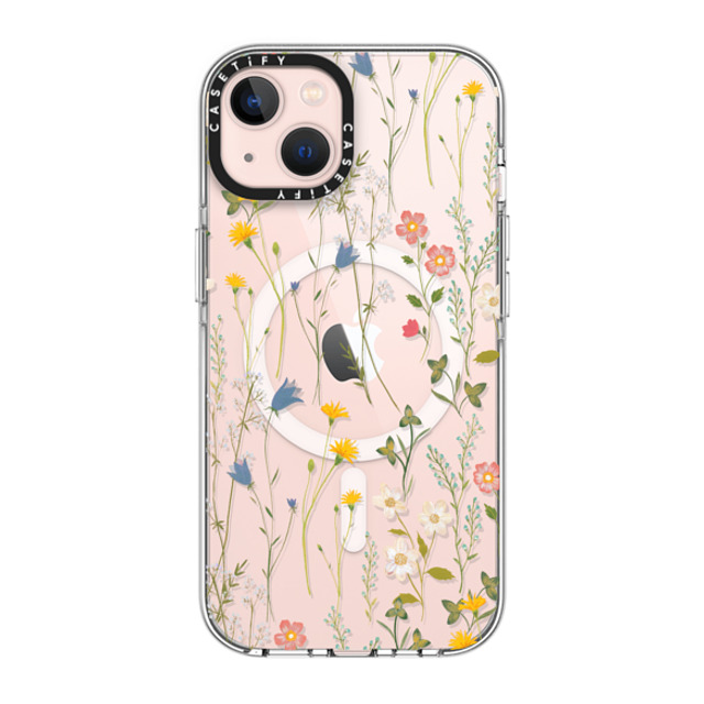 Artiisan x CASETiFY iPhone 13 ケース クリア クリア ケース MagSafe対応 Dreamy Floral Pattern