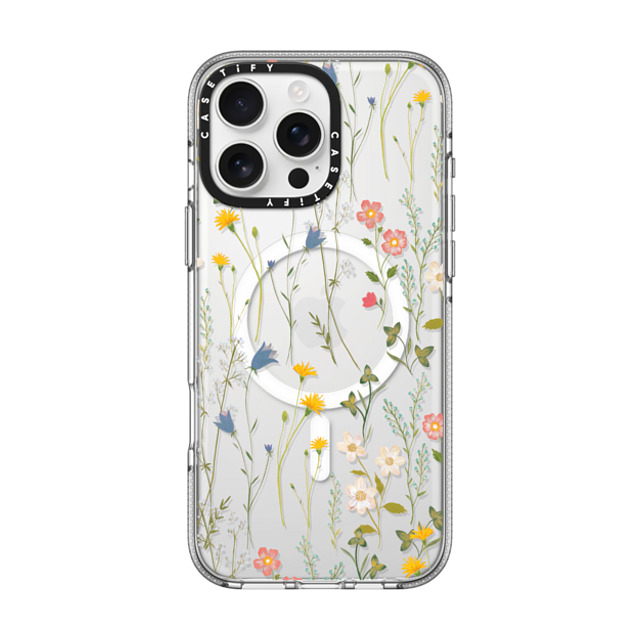 Artiisan x CASETiFY iPhone 16 Pro Max ケース クリア クリア ケース MagSafe対応 Dreamy Floral Pattern