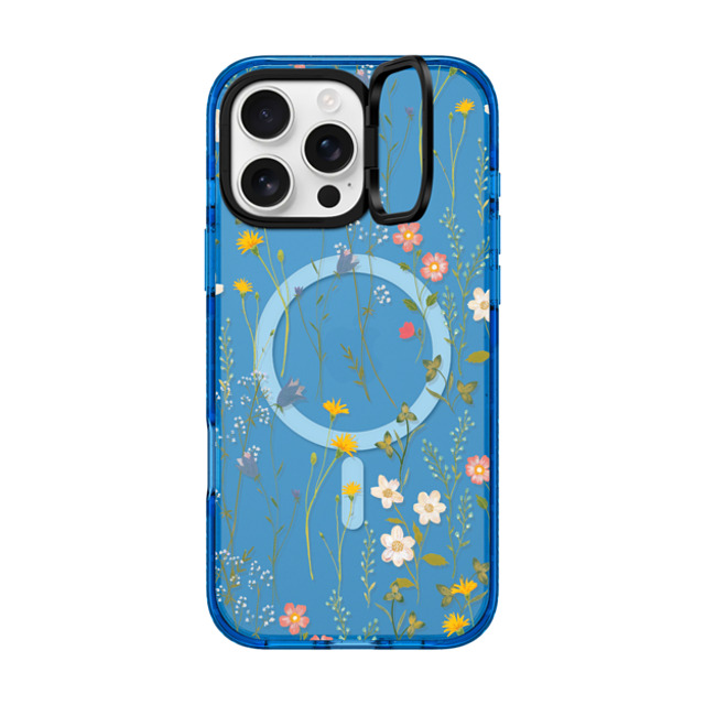 Artiisan x CASETiFY iPhone 16 Pro Max Case スカイブルー インパクトリングスタンドケース MagSafe対応 Dreamy Floral Pattern Artiisan x CASETiFY iPhone 16 Pro Max Case スカイブルー インパクトリングスタンドケース MagSafe対応 Dreamy Floral Pattern