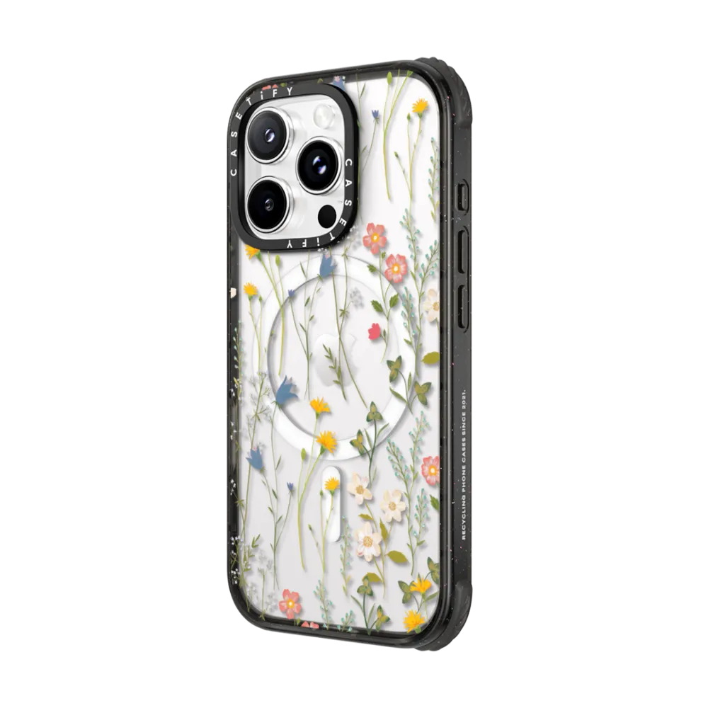Impact iPhone 16 Pro Max Case MagSafe Compatible - Dreamy Floral Pattern
