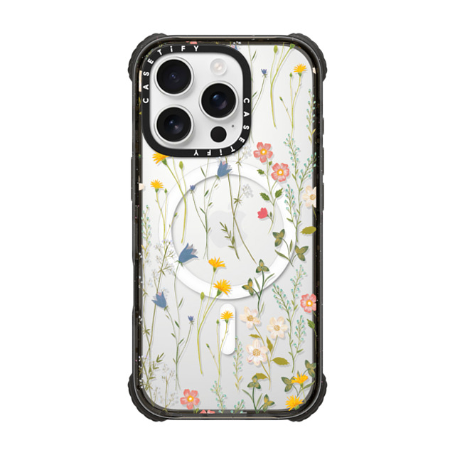 Artiisan x CASETiFY iPhone 16 Pro Case Black ウルトラ インパクトケース MagSafe 対応 Dreamy Floral Pattern Artiisan x CASETiFY iPhone 16 Pro Case Black ウルトラ インパクトケース MagSafe 対応 Dreamy Floral Pattern
