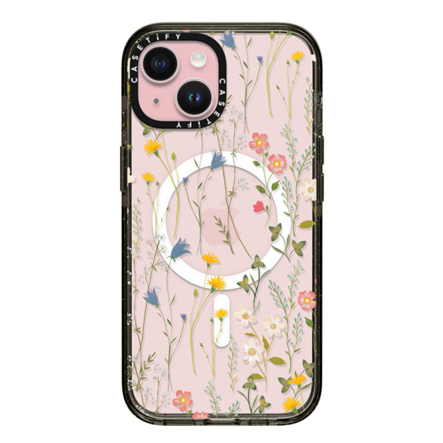 Artiisan x CASETiFY iPhone 15 Case Floral Black Impact Case MagSafe Compatible Dreamy Floral Pattern Father's Day Artiisan x CASETiFY iPhone 15 Case Floral Black Impact Case MagSafe Compatible Dreamy Floral Pattern Father's Day