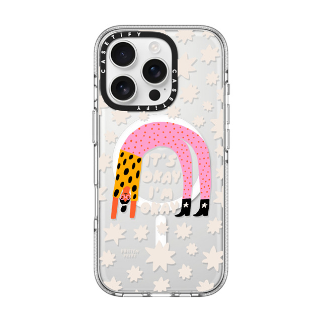 Kristen Peers x CASETiFY iPhone 16 Pro ケース Star,Cartoon クリア クリア ケース MagSafe対応 It's Okay, I'm Okay by Kristen Peers Back to School Kristen Peers x CASETiFY iPhone 16 Pro ケース Star,Cartoon クリア クリア ケース MagSafe対応 It's Okay, I'm Okay by Kristen Peers Back to School