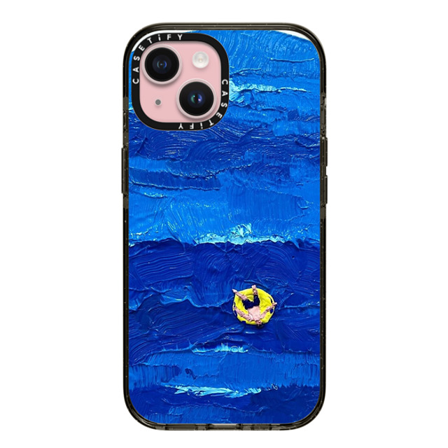 Lee Sang Won x CASETiFY iPhone 15 ケース Summer,Nature ブラック インパクトケース MagSafe対応 Floating Man #5 Back to School Lee Sang Won x CASETiFY iPhone 15 ケース Summer,Nature ブラック インパクトケース MagSafe対応 Floating Man #5 Back to School