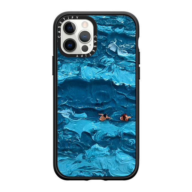 Lee Sang Won x CASETiFY iPhone 12 Pro Case Summer,Ocean マットブラック Impact Case MagSafe Compatible Floating People #1 Mother's Day Lee Sang Won x CASETiFY iPhone 12 Pro Case Summer,Ocean マットブラック Impact Case MagSafe Compatible Floating People #1 Mother's Day