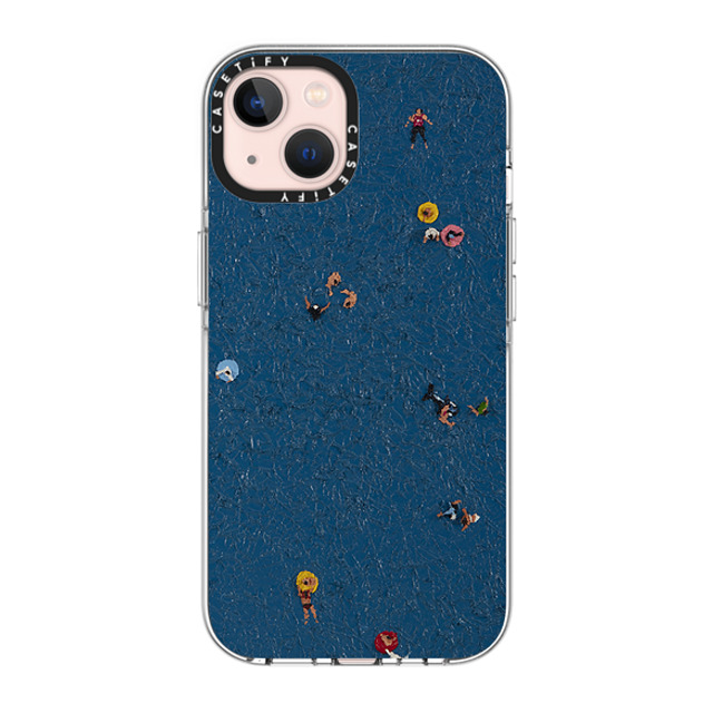 Lee Sang Won x CASETiFY iPhone 13 ケース クリア クリア ケース MagSafe対応 Floating People #2