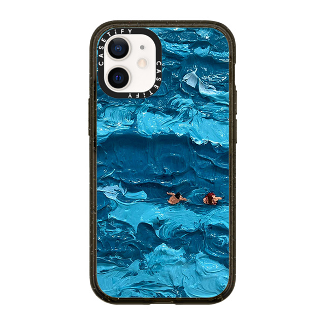 Lee Sang Won x CASETiFY iPhone 12 mini Case Summer,Ocean Black Impact Case MagSafe Compatible Floating People #1 Father's Day Lee Sang Won x CASETiFY iPhone 12 mini Case Summer,Ocean Black Impact Case MagSafe Compatible Floating People #1 Father's Day