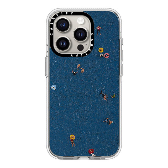 Lee Sang Won x CASETiFY iPhone 15 Pro ケース クリア クリア ケース MagSafe対応 Floating People #2