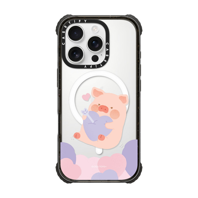 Lulu the Piggy x CASETiFY iPhone 16 Pro Case Black ウルトラ インパクトケース MagSafe 対応 LuLu the Piggy Lovestruck Case Lulu the Piggy x CASETiFY iPhone 16 Pro Case Black ウルトラ インパクトケース MagSafe 対応 LuLu the Piggy Lovestruck Case