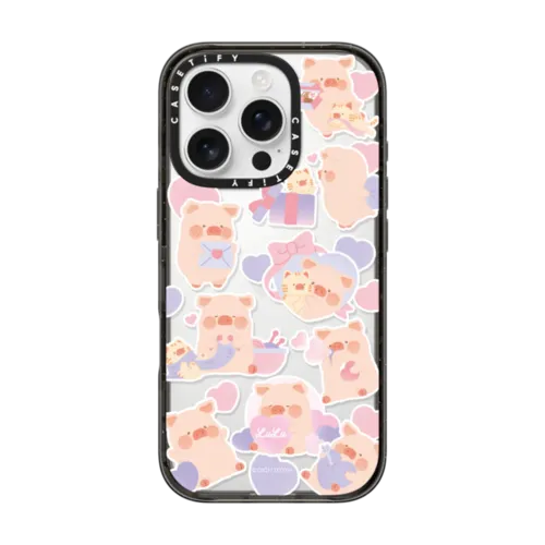 iPhone 16 Pro - LuLu The Piggy Sticker Case