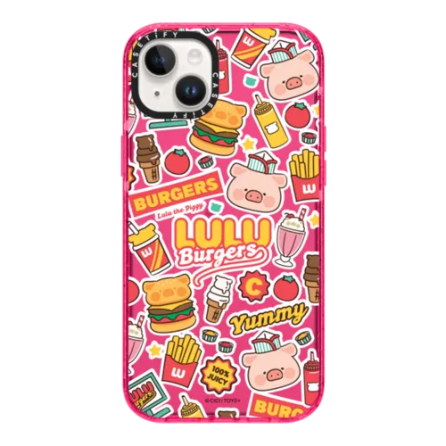 iPhone 14 Plus - BURGERS STICKERMANIA BY LULU THE PIGGY